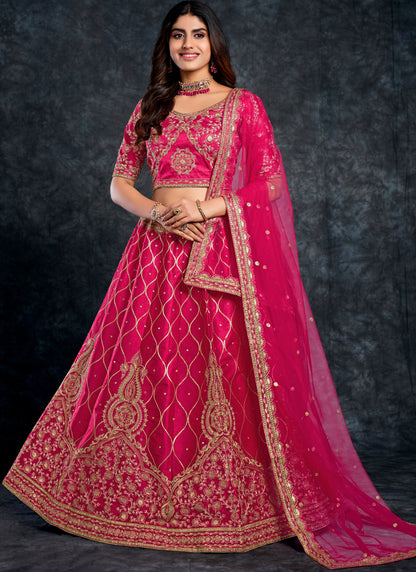 Bridal Pink Lehenga Choli