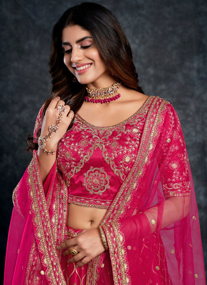 Bridal Pink Lehenga Choli