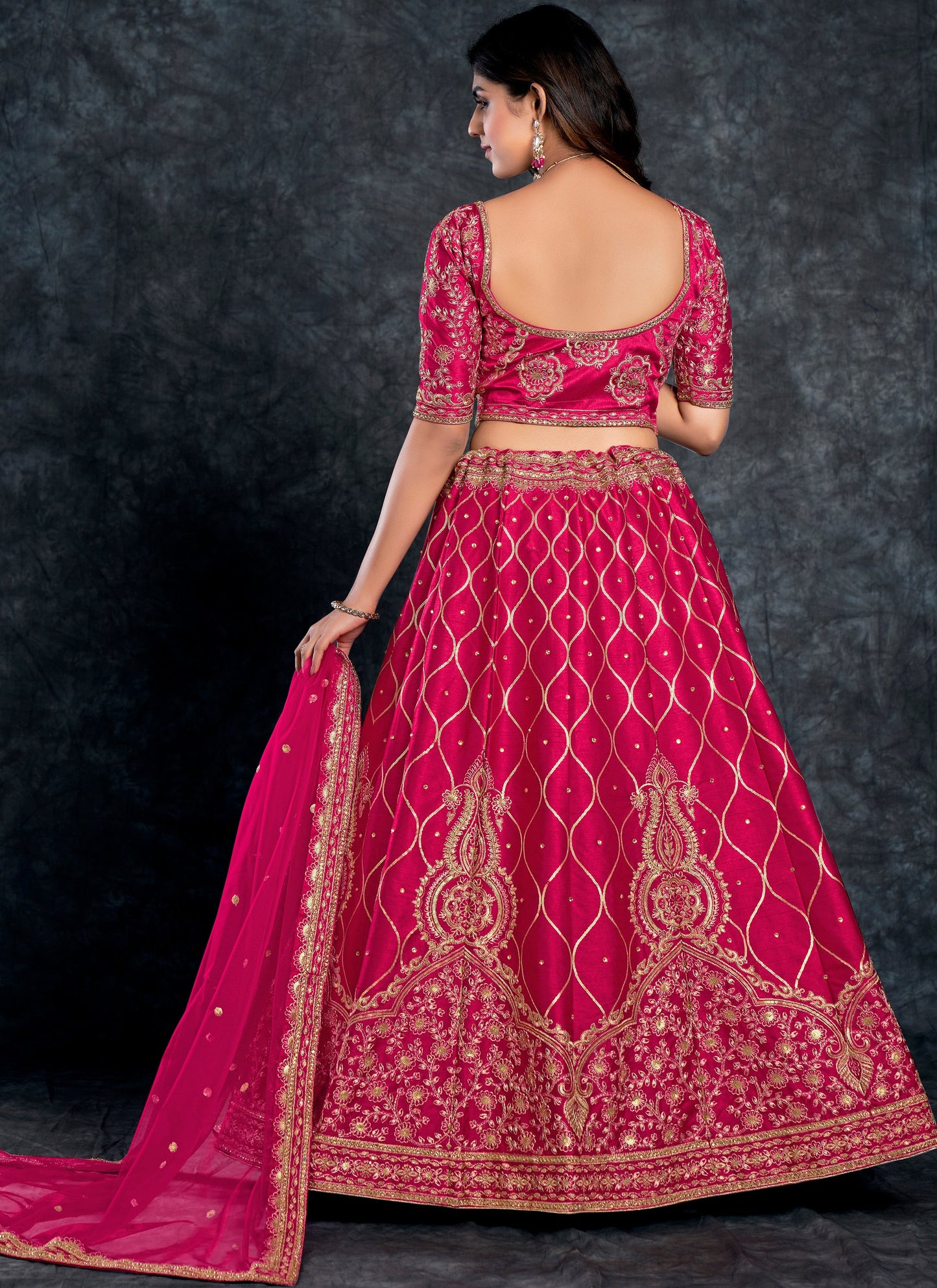 Bridal Pink Lehenga Choli