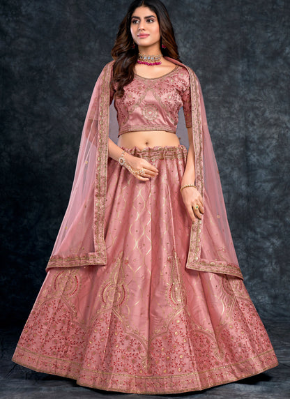 Bridal Peach Lehenga Choli