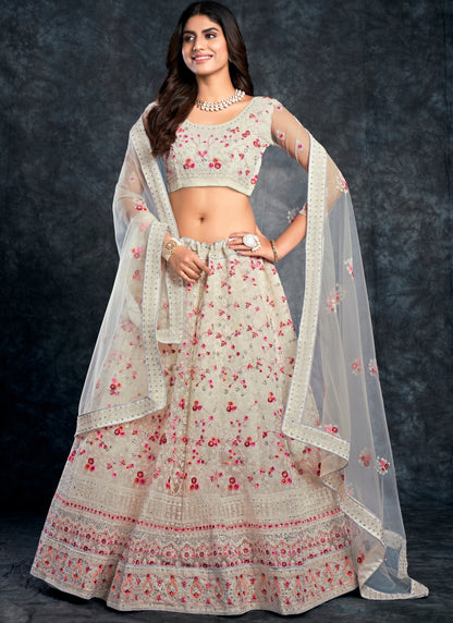 Bridal White Lehenga Choli