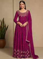 Designer Rani Pink Long Gown